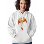 Fashion, accesorii si bijuterii - Femei - Imbracaminte femei - Hanorace femei - Hanorac Femei Avatar Dragon Phoenix Korra Airbender, alb, marime 2XL - Infinity.ro