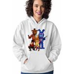 Fashion, accesorii si bijuterii - Femei - Imbracaminte femei - Hanorace femei - Hanorac Femei Avatar Fnaf Freddy Last Airbender Firebender, alb, marime 2XL - Infinity.ro