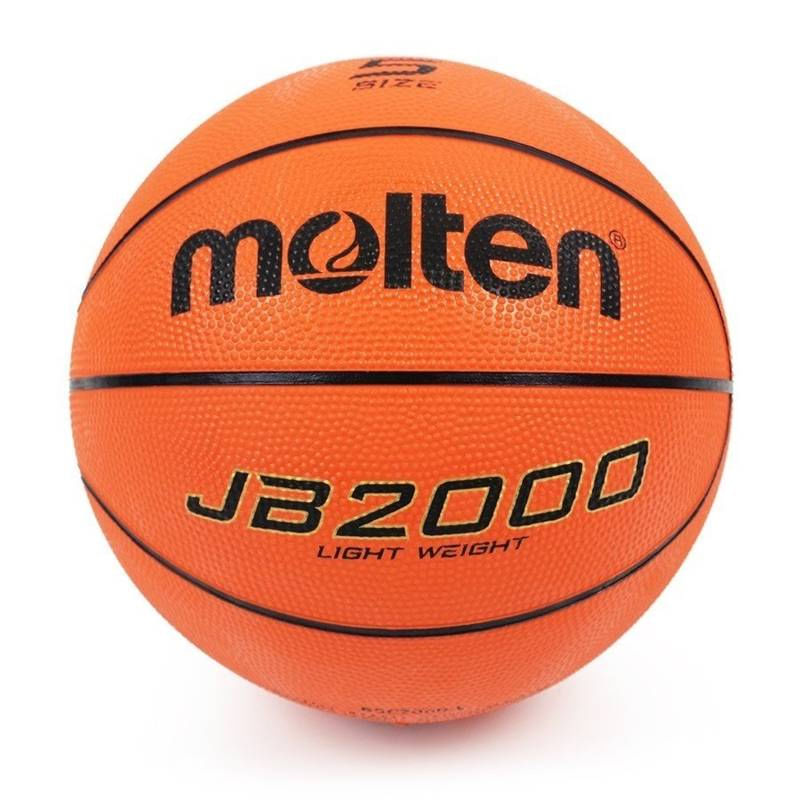 Sport si Outdoor - Sporturi de echipa - Baschet - Mingi de baschet - Set antrenament baschet junior Molten 3 mingi  JB3800-L +  3 mingi JB2000-L  greutate redusa, marime 5 + sac transport - Infinity.ro