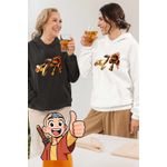 Fashion, accesorii si bijuterii - Femei - Imbracaminte femei - Hanorace femei - Hanorac Femei Avatar Kendama Last Airbender, alb, marime 2XL - Infinity.ro