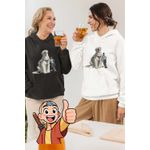 Fashion, accesorii si bijuterii - Femei - Imbracaminte femei - Hanorace femei - Hanorac Femei Avatar Korra Naga Maestru Shaolin, alb, marime 2XL - Infinity.ro