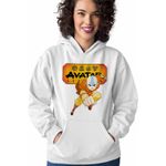 Fashion, accesorii si bijuterii - Femei - Imbracaminte femei - Hanorace femei - Hanorac Femei Avatar Last Airbender Legenda lui Aang, alb, marime 2XL - Infinity.ro