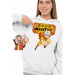 Fashion, accesorii si bijuterii - Femei - Imbracaminte femei - Hanorace femei - Hanorac Femei Avatar Last Airbender Legenda lui Aang, alb, marime 2XL - Infinity.ro