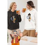 Fashion, accesorii si bijuterii - Femei - Imbracaminte femei - Hanorace femei - Hanorac Femei Avatar Legenda lui Korra Reincarnare Airbender, alb, marime 2XL - Infinity.ro