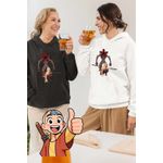 Fashion, accesorii si bijuterii - Femei - Imbracaminte femei - Hanorace femei - Hanorac Femei Avatar Stranger Things Demogorgon Upside Down, alb, marime 2XL - Infinity.ro