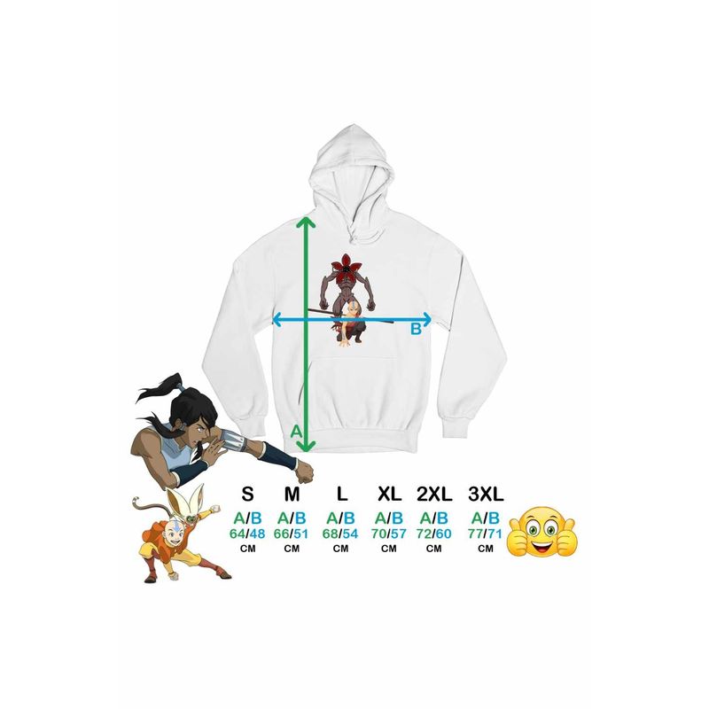 Fashion, accesorii si bijuterii - Femei - Imbracaminte femei - Hanorace femei - Hanorac Femei Avatar Stranger Things Demogorgon Upside Down, alb, marime 2XL - Infinity.ro