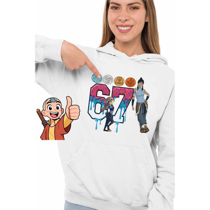 Fashion, accesorii si bijuterii - Femei - Imbracaminte femei - Hanorace femei - Hanorac Femei Avatar Zootopia Judy Six Seven 67 Cele 4 Elemente, alb, marime 2XL - Infinity.ro