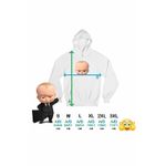 Fashion, accesorii si bijuterii - Femei - Imbracaminte femei - Hanorace femei - Hanorac Femei Baby Boss Alpha Kid, alb, marime 2XL - Infinity.ro