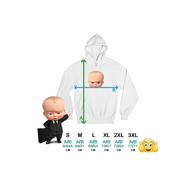 Fashion, accesorii si bijuterii - Femei - Imbracaminte femei - Hanorace femei - Hanorac Femei Baby Boss Alpha Kid, alb, marime 2XL - Infinity.ro