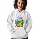 Fashion, accesorii si bijuterii - Femei - Imbracaminte femei - Hanorace femei - Hanorac Femei Aventuri la Firul Ierbii Flik Furnica Vierme, alb, marime 2XL - Infinity.ro