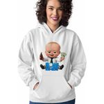 Fashion, accesorii si bijuterii - Femei - Imbracaminte femei - Hanorace femei - Hanorac Femei Baby Boss Money, alb, marime 2XL - Infinity.ro