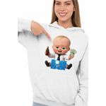 Fashion, accesorii si bijuterii - Femei - Imbracaminte femei - Hanorace femei - Hanorac Femei Baby Boss Money, alb, marime 2XL - Infinity.ro