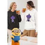 Fashion, accesorii si bijuterii - Femei - Imbracaminte femei - Hanorace femei - Hanorac Femei Bad Minion Despicable Minions, alb, marime 2XL - Infinity.ro
