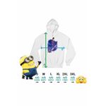 Fashion, accesorii si bijuterii - Femei - Imbracaminte femei - Hanorace femei - Hanorac Femei Balthazar Bratt Bad Minions Despicable, alb, marime 2XL - Infinity.ro