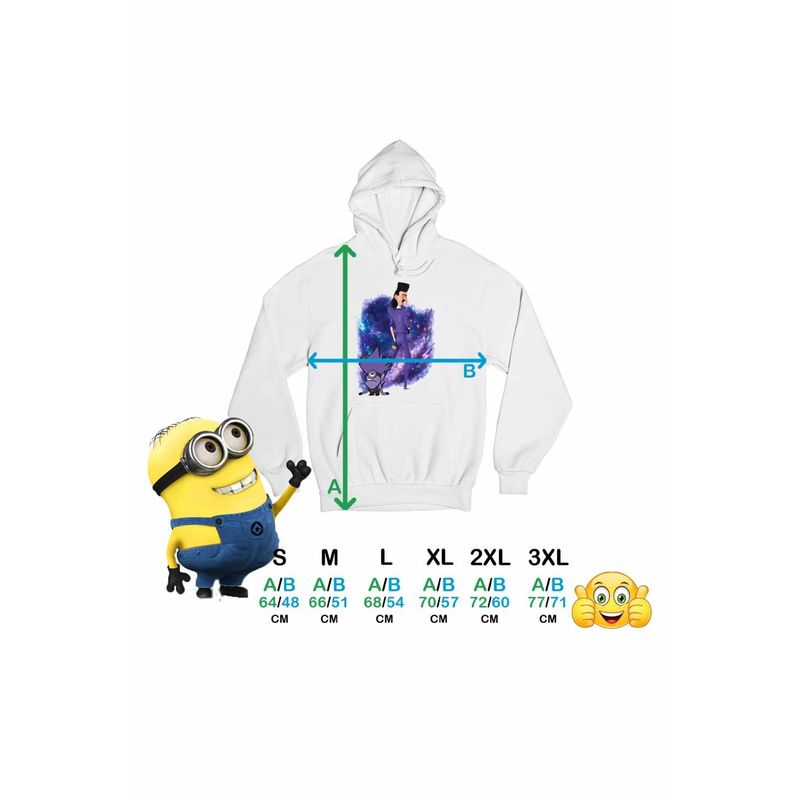 Fashion, accesorii si bijuterii - Femei - Imbracaminte femei - Hanorace femei - Hanorac Femei Balthazar Bratt Bad Minions Despicable, alb, marime 2XL - Infinity.ro