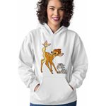 Fashion, accesorii si bijuterii - Femei - Imbracaminte femei - Hanorace femei - Hanorac Femei Bambi Fluturas Thumper Coada Iepure, alb, marime 2XL - Infinity.ro