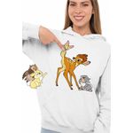 Fashion, accesorii si bijuterii - Femei - Imbracaminte femei - Hanorace femei - Hanorac Femei Bambi Fluturas Thumper Coada Iepure, alb, marime 2XL - Infinity.ro