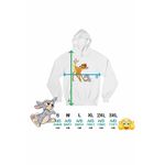 Fashion, accesorii si bijuterii - Femei - Imbracaminte femei - Hanorace femei - Hanorac Femei Bambi Fluturas Thumper Coada Iepure, alb, marime 2XL - Infinity.ro