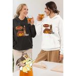 Fashion, accesorii si bijuterii - Femei - Imbracaminte femei - Hanorace femei - Hanorac Femei Bambi Mama Thumper Padura Caprioara, alb, marime 2XL - Infinity.ro