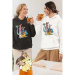 Fashion, accesorii si bijuterii - Femei - Imbracaminte femei - Hanorace femei - Hanorac Femei Bambi Zootopia Iepuras Sarpe Vulpe, alb, marime 2XL - Infinity.ro