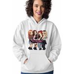 Fashion, accesorii si bijuterii - Femei - Imbracaminte femei - Hanorace femei - Hanorac Femei BlackPink Party Kpop Merch, alb, marime 2XL - Infinity.ro
