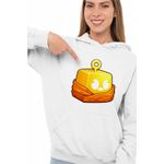 Fashion, accesorii si bijuterii - Femei - Imbracaminte femei - Hanorace femei - Hanorac Femei Blox Fruits Buddha Fruit Roblox Fructe, alb, marime 2XL - Infinity.ro