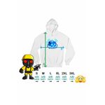Fashion, accesorii si bijuterii - Femei - Imbracaminte femei - Hanorace femei - Hanorac Femei Blox Fruits Control Fruit Roblox Fructe, alb, marime 2XL - Infinity.ro