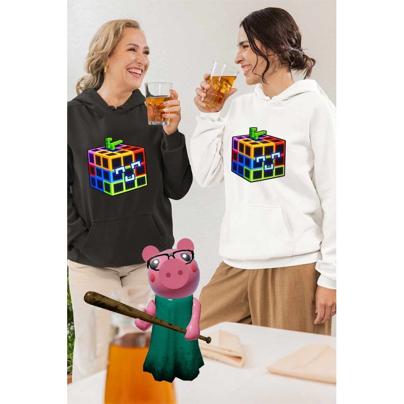 Fashion, accesorii si bijuterii - Femei - Imbracaminte femei - Hanorace femei - Hanorac Femei Blox Fruits Creation Fruit Roblox Fructe, alb, marime 2XL - Infinity.ro