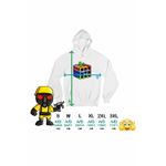 Fashion, accesorii si bijuterii - Femei - Imbracaminte femei - Hanorace femei - Hanorac Femei Blox Fruits Creation Fruit Roblox Fructe, alb, marime 2XL - Infinity.ro