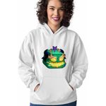 Fashion, accesorii si bijuterii - Femei - Imbracaminte femei - Hanorace femei - Hanorac Femei Blox Fruits Dragon Fruit Roblox Fructe, alb, marime 2XL - Infinity.ro