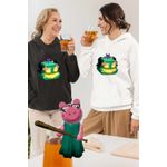 Fashion, accesorii si bijuterii - Femei - Imbracaminte femei - Hanorace femei - Hanorac Femei Blox Fruits Dragon Fruit Roblox Fructe, alb, marime 2XL - Infinity.ro