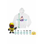 Fashion, accesorii si bijuterii - Femei - Imbracaminte femei - Hanorace femei - Hanorac Femei Blox Fruits Dought Fruit Roblox Fructe, alb, marime 2XL - Infinity.ro