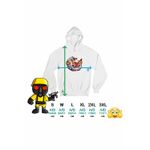 Fashion, accesorii si bijuterii - Femei - Imbracaminte femei - Hanorace femei - Hanorac Femei Blox Fruits Fiend Fruit Roblox Fructe, alb, marime 2XL - Infinity.ro