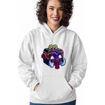 Fashion, accesorii si bijuterii - Femei - Imbracaminte femei - Hanorace femei - Hanorac Femei Blox Fruits Mammoth Fruit Roblox Fructe, alb, marime 2XL - Infinity.ro