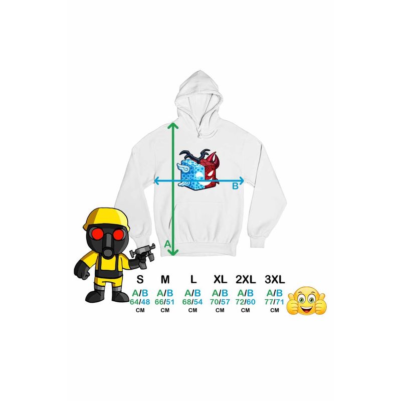 Fashion, accesorii si bijuterii - Femei - Imbracaminte femei - Hanorace femei - Hanorac Femei Blox Fruits Spirit Fruit Roblox Fructe, alb, marime 2XL - Infinity.ro