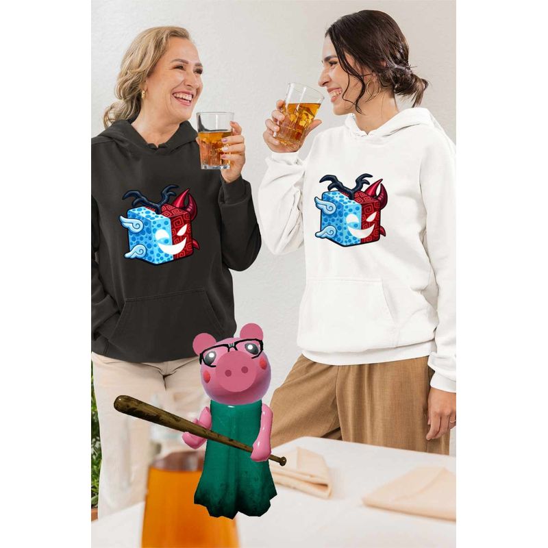 Fashion, accesorii si bijuterii - Femei - Imbracaminte femei - Hanorace femei - Hanorac Femei Blox Fruits Spirit Fruit Roblox Fructe, alb, marime 2XL - Infinity.ro