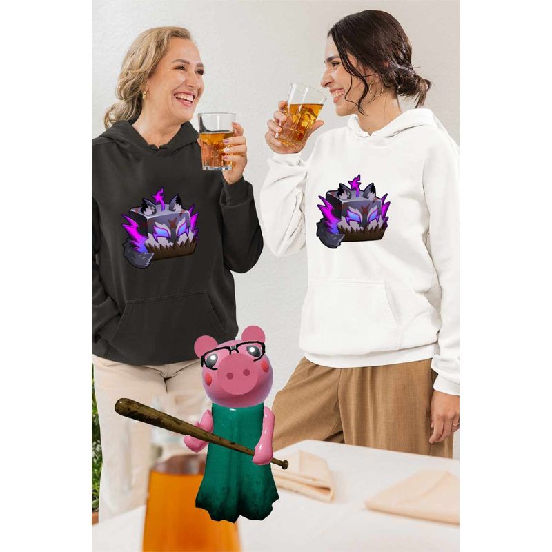 Fashion, accesorii si bijuterii - Femei - Imbracaminte femei - Hanorace femei - Hanorac Femei Blox Fruits Werewolf Fruit Roblox Fructe, alb, marime 2XL - Infinity.ro