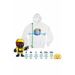 Fashion, accesorii si bijuterii - Femei - Imbracaminte femei - Hanorace femei - Hanorac Femei Blox Fruits Yeti Fruit Roblox Fructe, alb, marime 2XL - Infinity.ro