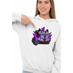 Fashion, accesorii si bijuterii - Femei - Imbracaminte femei - Hanorace femei - Hanorac Femei Blox Fruits Werewolf Fruit Roblox Fructe, alb, marime 2XL - Infinity.ro