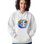 Fashion, accesorii si bijuterii - Femei - Imbracaminte femei - Hanorace femei - Hanorac Femei Blox Fruits Yeti Fruit Roblox Fructe, alb, marime 2XL - Infinity.ro