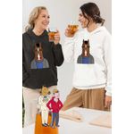 Fashion, accesorii si bijuterii - Femei - Imbracaminte femei - Hanorace femei - Hanorac Femei BoJack Horseman Cool, alb, marime 2XL - Infinity.ro