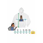 Fashion, accesorii si bijuterii - Femei - Imbracaminte femei - Hanorace femei - Hanorac Femei BoJack Horseman Cool, alb, marime 2XL - Infinity.ro