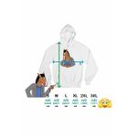 Fashion, accesorii si bijuterii - Femei - Imbracaminte femei - Hanorace femei - Hanorac Femei BoJack Horseman Desene Animate, alb, marime 2XL - Infinity.ro