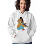 Fashion, accesorii si bijuterii - Femei - Imbracaminte femei - Hanorace femei - Hanorac Femei BoJack Horseman Farfurie Castron, alb, marime 2XL - Infinity.ro