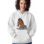 Fashion, accesorii si bijuterii - Femei - Imbracaminte femei - Hanorace femei - Hanorac Femei BoJack Horseman Mazel Tov, alb, marime 2XL - Infinity.ro