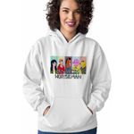 Fashion, accesorii si bijuterii - Femei - Imbracaminte femei - Hanorace femei - Hanorac Femei BoJack Horseman Friends, alb, marime 2XL - Infinity.ro