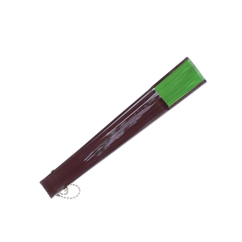 Fashion, accesorii si bijuterii - Femei - Accesorii femei - Alte accesorii femei - Evantai pliabil, Buticcochet, din platic, imprimeu floral, 22 cm, Visiniu cu verde - EV311 - Infinity.ro