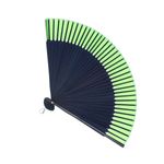 Fashion, accesorii si bijuterii - Femei - Accesorii femei - Alte accesorii femei - Evantai pliabil, Buticcochet, din platic, imprimeu floral, 22 cm, Bleumarin cu verde - EV309 - Infinity.ro