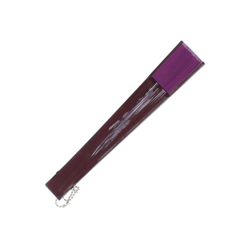 Fashion, accesorii si bijuterii - Femei - Accesorii femei - Alte accesorii femei - Evantai pliabil, Buticcochet, din platic, imprimeu floral, 22 cm, Visiniu cu mov inchis - EV314 - Infinity.ro