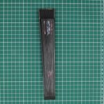 Fashion, accesorii si bijuterii - Femei - Accesorii femei - Alte accesorii femei - Evantai pliabil, Buticcochet, din lemn, imprimeu floral, 23 cm, Negru - EV325 - Infinity.ro